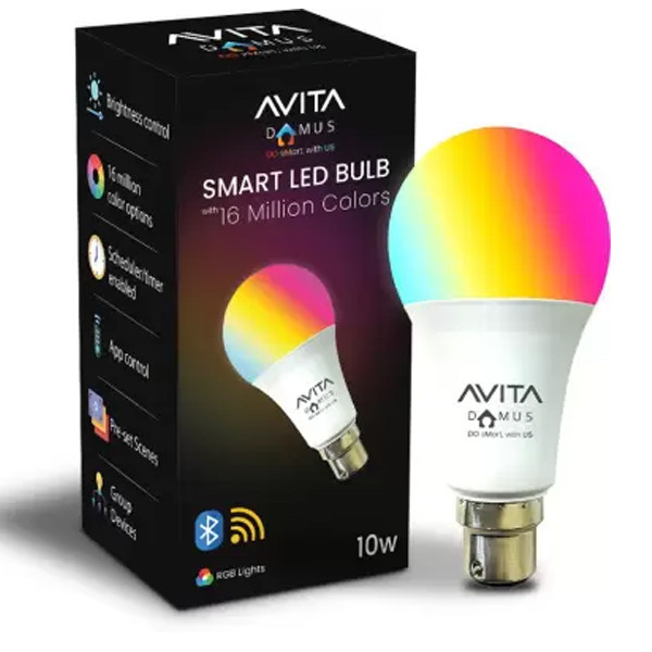 Avita Domus (ESSLD1IN007P) 10W LED 5CH RGB Smart Bulb Products Lot