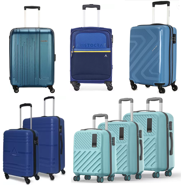 Luggage Suitcase Lot (American Tourister, Aristocrat, Safari, Skybags, Vip)