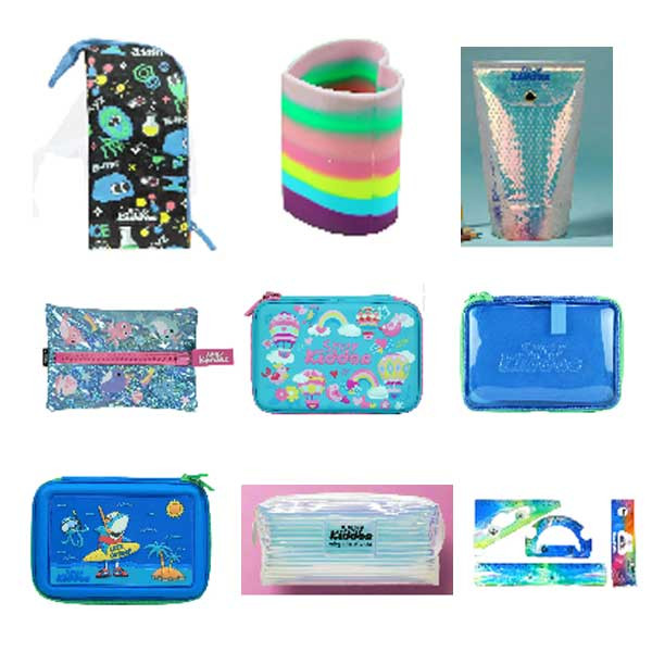Smily Kiddos Stationary Products Lot || Pen Holder, Pencil Box, Pencil Case, Pencil Pouch, Sharpner||